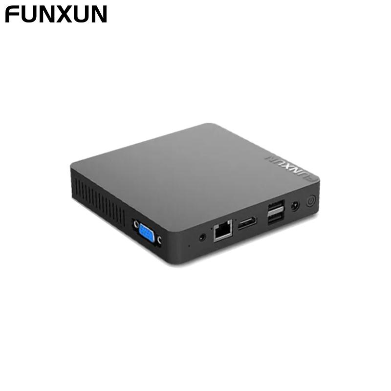 FUNXUN Mini PC Windows 10 Pro Mini Computer 6GB RAM Desktop Computer Intel N3350 Dual WiFi Dual-Screen Display Support 4K USB 3.0 Gigabit Ethernet HDMI VGA