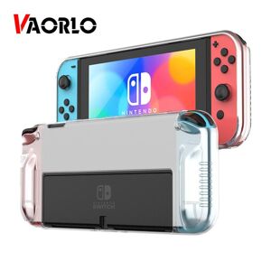 VAORLO For Nintendo Switch Oled Case Protective Carrying Bag Switch Oled Case Game Silicone Case Bag Soft Protector Accessories