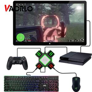 VAORLO Gamepad Controller Converter For PS5 Keyboard Mouse Adapter Xbox One Nintend Switch Emulator Support FPS Game Handle Accessories