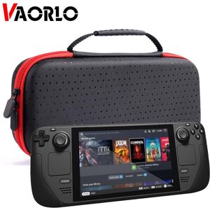 VAORLO Hard Cover Carrying Case Shell Travel Storage Bag Compatible with Steam Deck Game Console Controller Bag Accessories