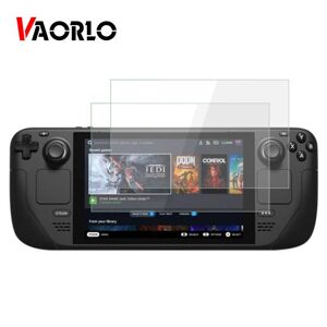 VAORLO Anti-Scratch Screen Protector Guard Film for Valve Steam Deck Game Console 9H Premium Tempered Glass for Steam Deck Accessories