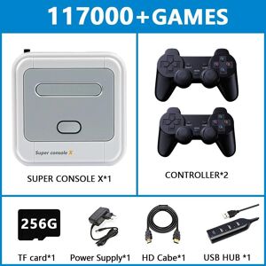 Little Tao Retro Game Box Super Console X  Video Game Console For PSP/PS1/MD/N64 WiFi Support HD Out Built-in 50 Emulators With 90000+Games