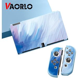 VAORLO For Nintendo Switch OLED Accessories Protective Shell NS Game Host Console TPU All-inclusive Soft Cover Protection Case Pouch