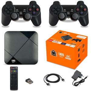 YAO JING M8 Mini TV Game Box 4K HDMI 2.4G Wireless Retro Game Console Dual  System 64GB 30000+ Home Arcade Games