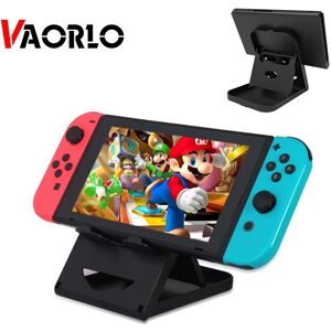 VAORLO ABS Adjustable Foldable Compact Bracket Play stand Stand Holder Dock For Nintendo Switch Console Controller For All Smart Phone