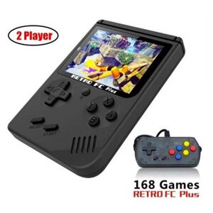 HOD Health&Home Retro Handheld Game Console 3 Inch Support Tv 2 Player 168 Classic