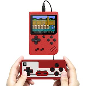 TOMTOP JMS Portable Handheld Game Console with Gamepad 3 inch Full-color Screen Built-in 500 Retro Games