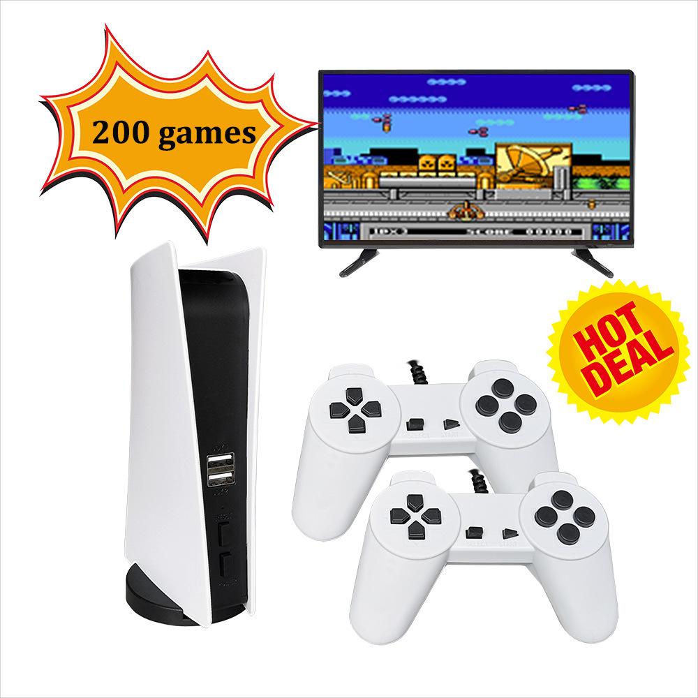 buyfornow GS5 8 Bit  Game Console USB Wired Handheld Game Player 200 Classic Games