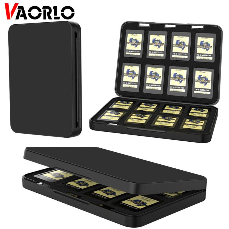 VAORLO Nintend Switch Game Card Storage Box Colorful Hard Shell Case With 16 Cartridge Slots For Nintendo Switch Lite Accessories