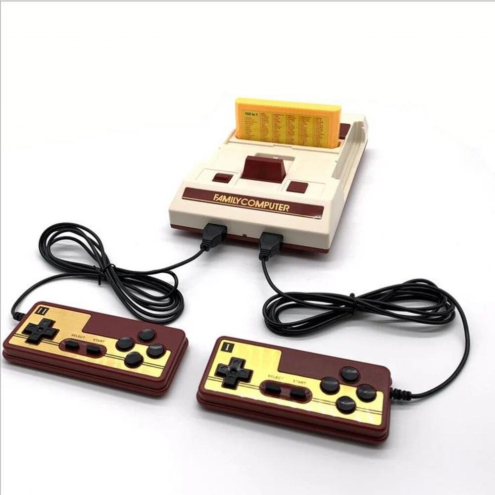 Little Tao NEW 8 Bit TV Game Player Classic Video Game Consoles AV Output Retro Game Console For FC Games 632 game game double play