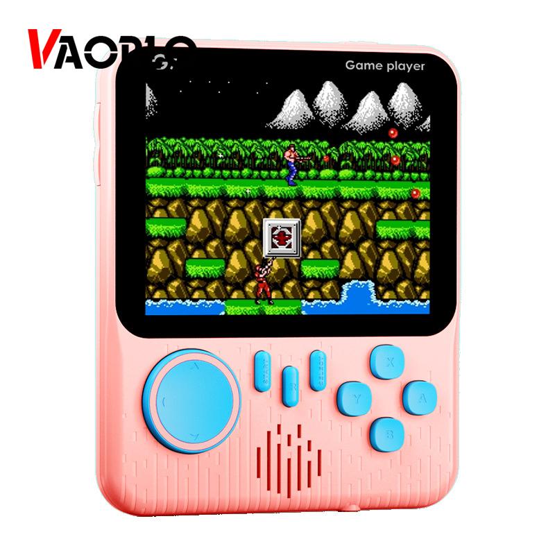 VAORLO 3.5-inch Screen G7 Ultra-Thin Handheld Game Console 666 in 1 High-Definition Color Portable Retro Nostalgic Card Game Console