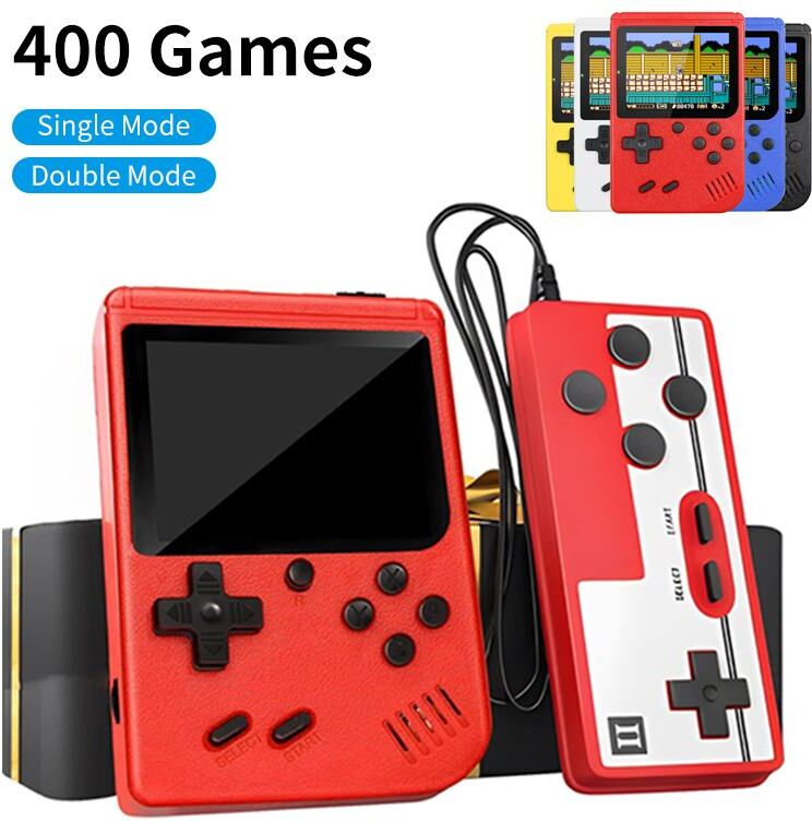 BYEE Electronics Handheld Game Console 400 Handheld Classic Games Portable Retro Game Console 3 inch LCD Screen