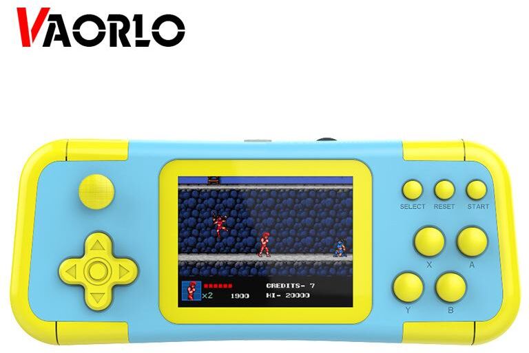 VAORLO New Retro Gaming Handheld Game Console Built-in 666 Game Box Classic Retro Gamepad Kids Gift