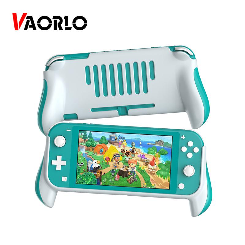VAORLO Grip For Nintendo Switch Lite Ergonomic Comfort Handheld Protective Gaming Case Portable Cover Accessories