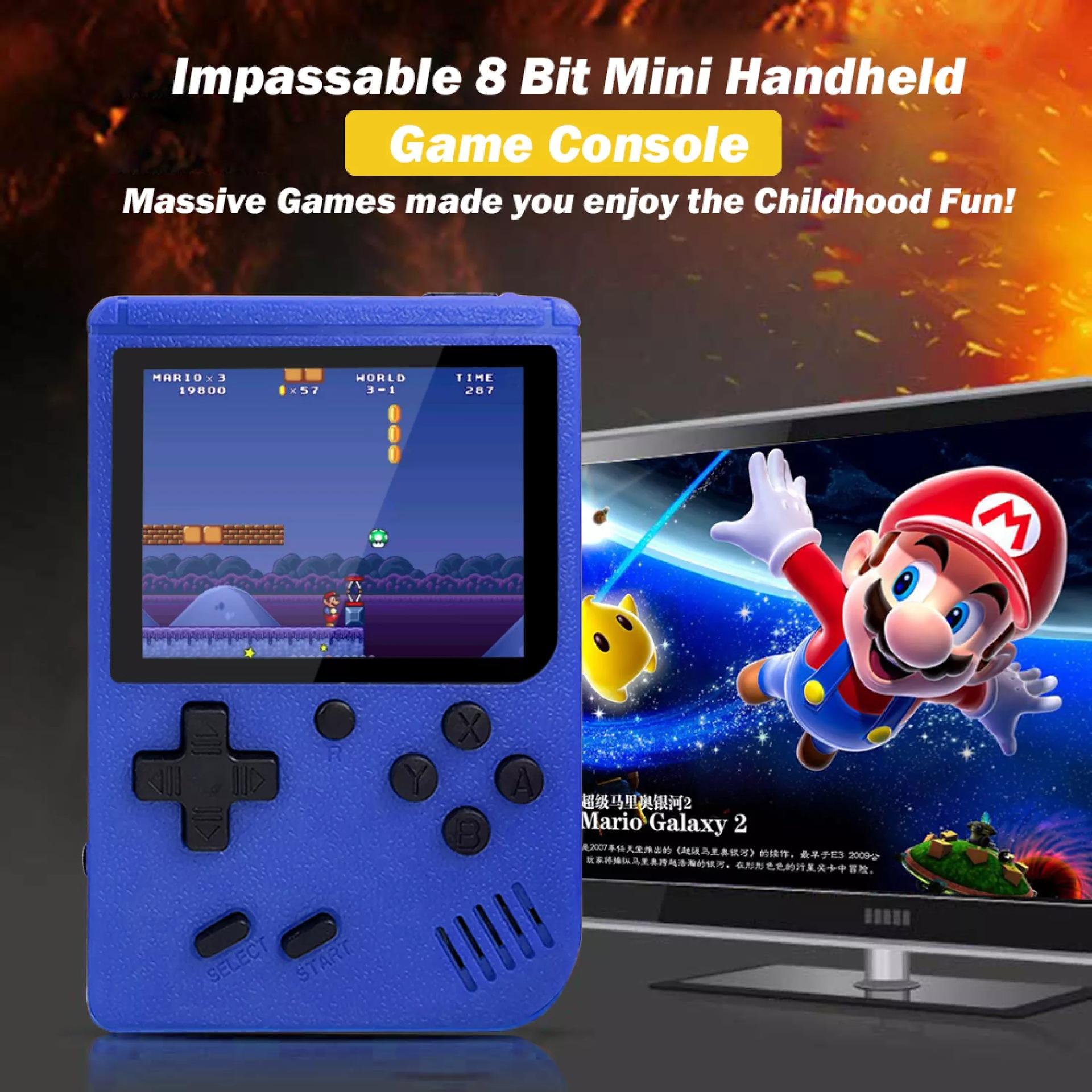 JY-Just for You Mini Retro Game Handheld Game Console Built-in 400 Games Box Classic Retro Gamepad Gift for Child Kids