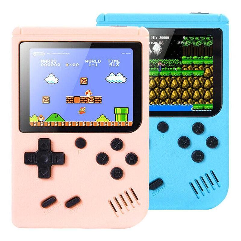 WonderfulOne Funny Handheld Retro Video Game Console Gameboy Built-in 500 Classic Game Kids Gift