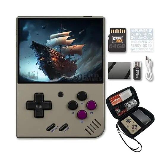 YAOSHENG Miyoo Mini Plus Handheld Game Console Portable Retro Video Games Consoles Rechargeable Battery Hand Held Classic System