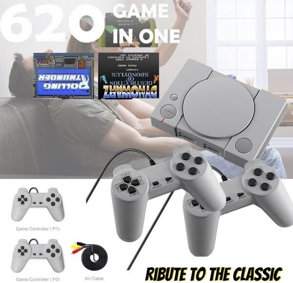 for you sex 2022 Classic 8-bit Mini Home Game Console Built-in 620 Game Classic Retro Double Battle Game Console