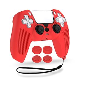 LZhuijiang Full Pack Game Controller Protective Cover Multicolor Silicone Controller Cover for PS5 GamePad
