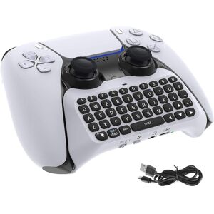 Skyfree Wireless Keyboard for Sony PS5 Controller, Bluetooth 3.0 Mini Chatpad Message Game