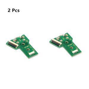 happybuySE 2 Pcs USB Charging Port Socket Board 12 Pin For Sony PS4 Pro JDS-040 Controller