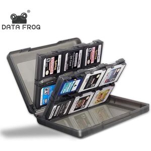 DATA FROG 24 In 1 Portable Game Cards Case For Nintendo Switch Shockproof Hard Shell Storage Box For NS 3DS 2DS/DS Lite/DSL