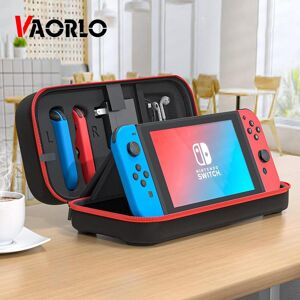 VAORLO For Switch Large Storage Bag Portable Switch Carrying Protectiv Case Anti-Scratch Waterproof Travel Bag for Switch/Switch OLED