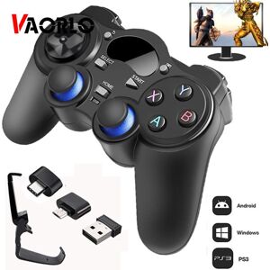 VAORLO 2.4G Wireless Gamepads Joystick Game Controller Joypad for PS3 PC Android Windows Raspberry Pi 4 Retroflag NESPi Retropie