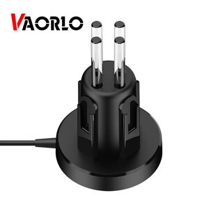 VAORLO 4 in1 Charging Dock For Switch Joy-con Controller LED Charger Gamepad Switch Colorful Light Column Four Chargers