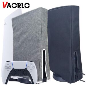 VAORLO Game Console Dust Cover for PlayStation 5 Shell Horizontal/Vertical Dust-proof Game Cover For PS5 Host Protective Console Case