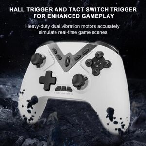 caicaichen Phone Switch Somatosensory Gamepad with Dual Trigger Grip Precise Control Real-time Gaming Heavy-duty Dual Vibration Motors Game Controller