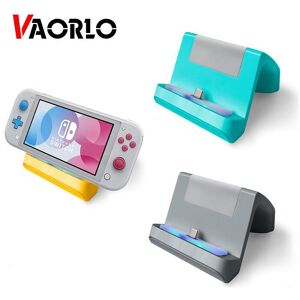 VAORLO Universal USB Type-C Charging Stand For Nintendo Switch Lite Dock Console Charging Base Mini Bracket Charger