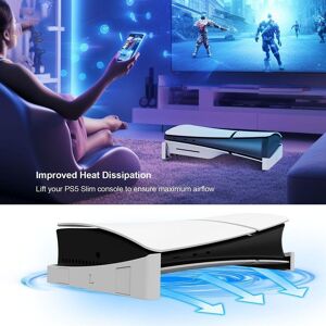 ASmdkfsm4 Holder Game Horizontal Base Gaming Host Display Stand Accessories Game Console Dock for PS5 Slim