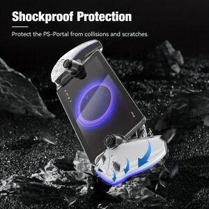 TECTINTER For PS5 Portal Crystal Skin ABS Protective Cover Case For Sony PlayStation Portal TP Dustproof Shell For PS5 Accessory