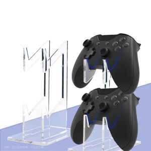 Antony 3C Dual Game Controller Holder Acrylic Gamepad Display Support for Switch Pro/PS5/Xbox Series X/PS4/PS2/PS3 Joystick Rack Stand