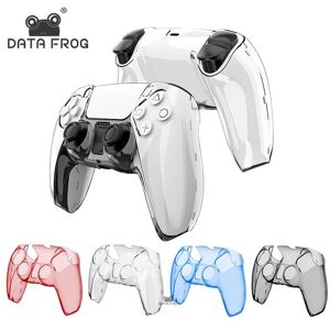 DATA FROG Transparent Hard Protective Case For PS5 Controller Clear Protection Shell Cover for Playstation 5 Gamepad Accessories