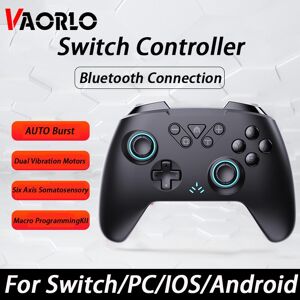 VAORLO For Nintendo Switch Controller Wireless Bluetooth Gamepad Video Game USB Joystick Control For Nintendo Switch Lite PC Win10