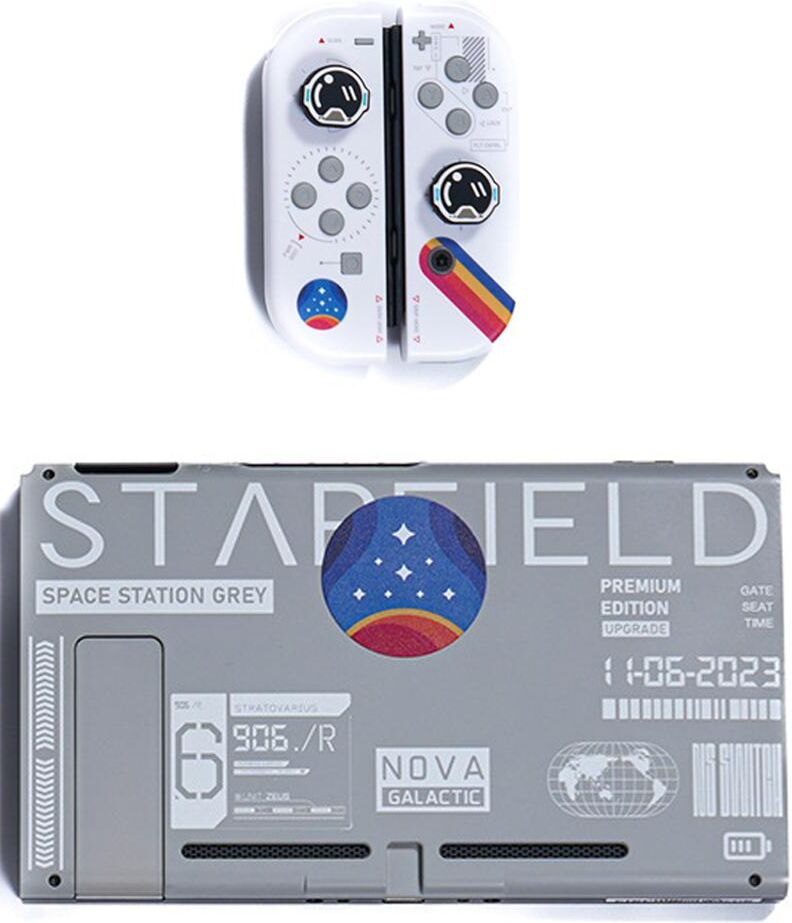 Topfactory Starfield Limited Edition Replacement Housing Shell for Nintendo Switch Joy-Con