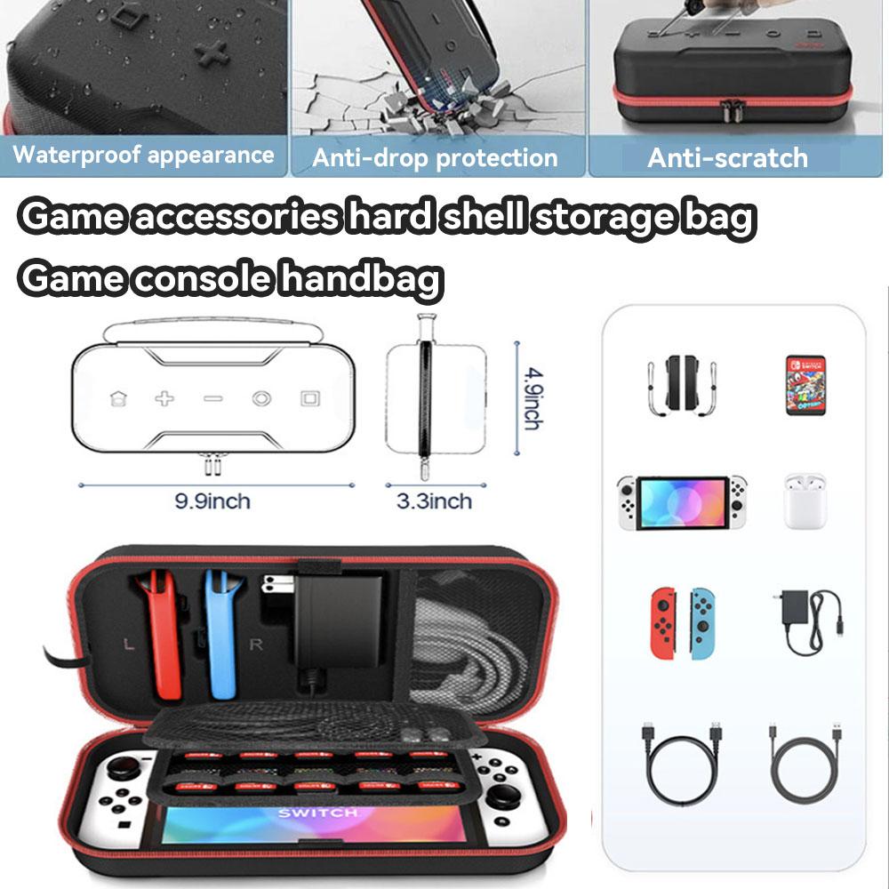 guangchang01 Switch Oled Hard Shell Storage Bag EVA Game Bag NS Game Console Handbag