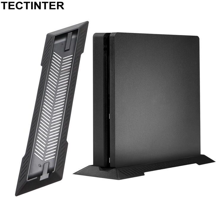 TECTINTER Vertical Stand For PS4 SLIM Console Dock Mount Holder For Play Station 4 S Accessories