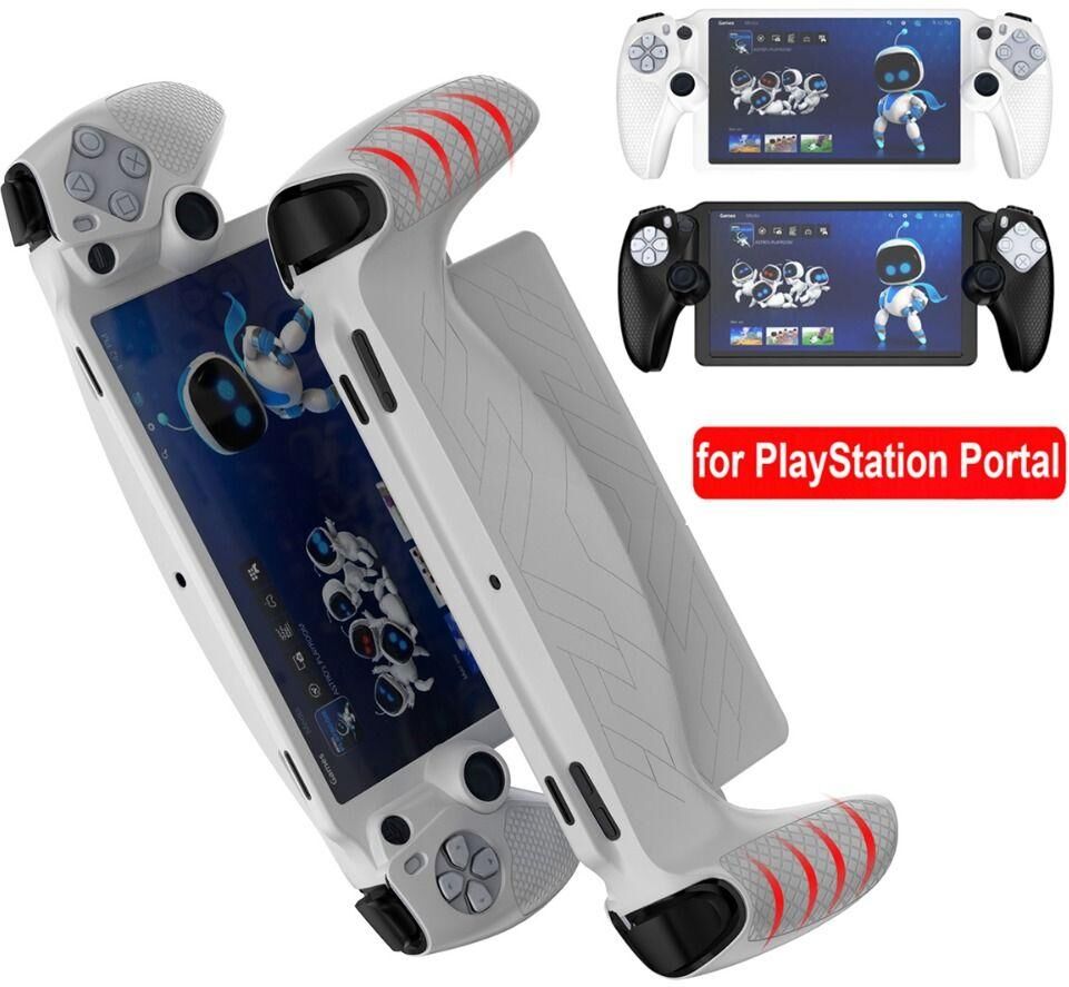 AHhenglai Shockproof Handheld Console Case for PS5 Game Accessories Back Cover for Sony PlayStation Portal