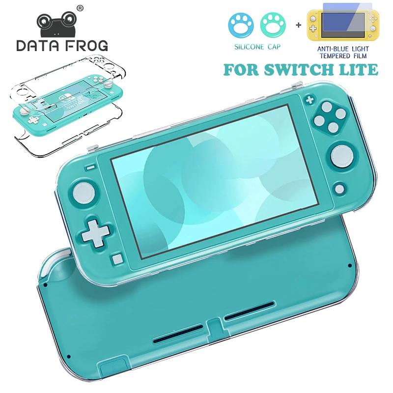 DATA FROG Anti-Slip Protective Cover for Nintendo Switch Lite Game Console Full Cover Crystal Shell Case for NS Lite Accessories