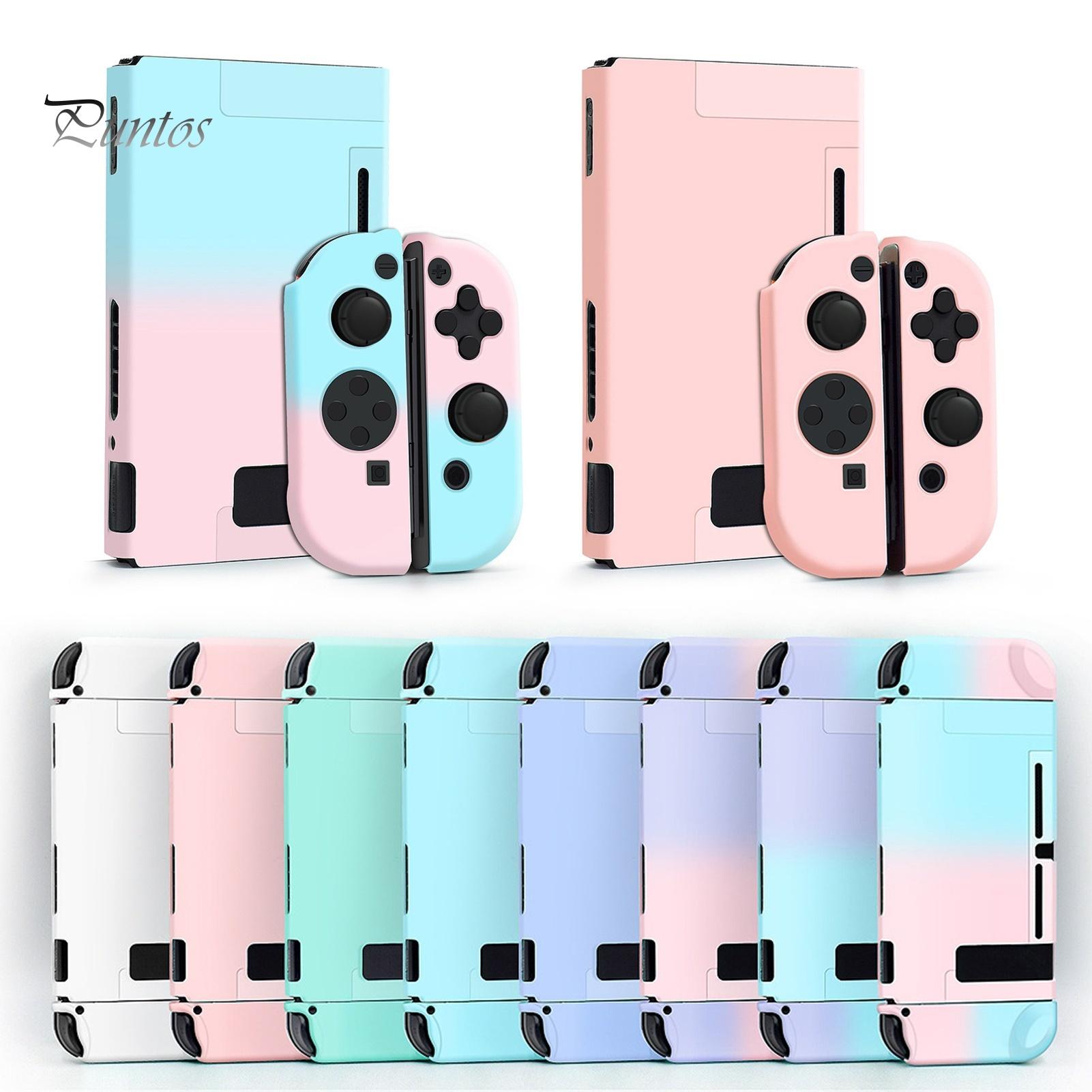 Puntos Electronics For Nintendo Switch Skin-friendly Touch Gradient Game Console Protective Case