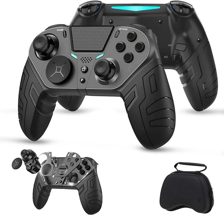 YSZQ Controller For PS4 PS3 PS Playstation 4 3 PC Control Wireless Bluetooth Mobile Android TV Gamepad Gaming Game Pad Joystick Phone