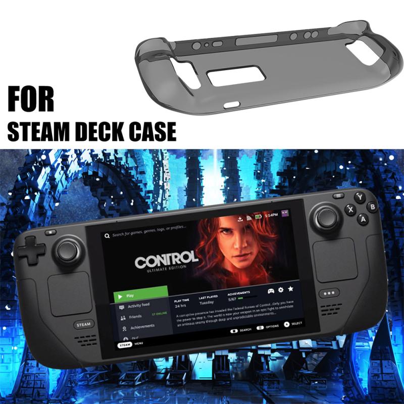 CAOWJiBrother Game Console Protective Case Shell Non-slip Lightweight Soft Tpu Cover Compatible For Steam Deck
