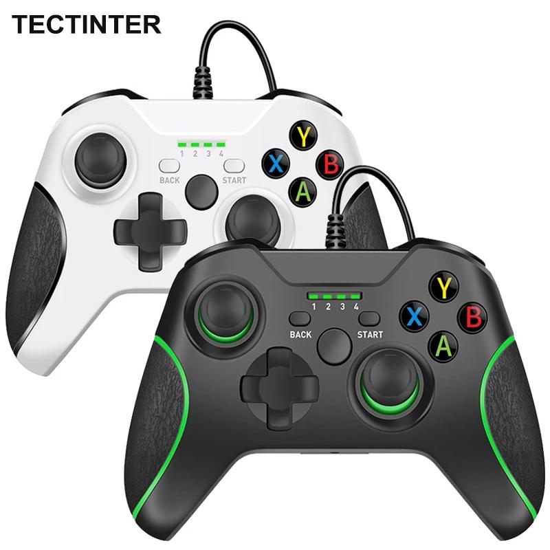 TECTINTER USB Wired Controller For Xbox One Mando Gamepad For Microsoft Xbox One S Controle Joypad For Windows USB PC Game Controller