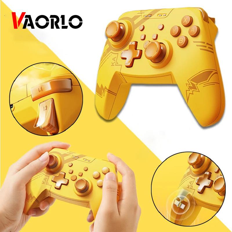 VAORLO New Bluetooth Controller for Switch/Switch OLED/ PC Mobile Phone Six Axis NFC Bluetooth Wireless Console Switch Game Accessories