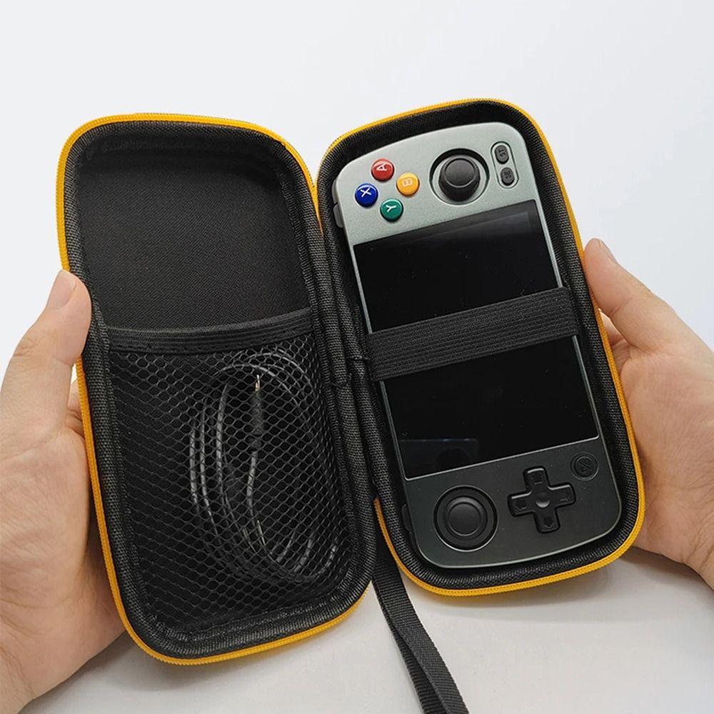 junqiang Zipper Bag Game Console Bag Travel Controller Protective Case Gamepad Protector for RG405M/RG351P