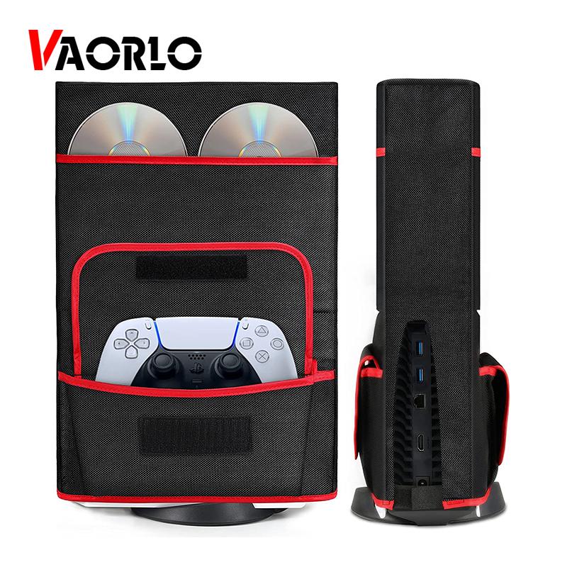 VAORLO For PS5 Game Console Dust Proof Cover Sleeve Guard Case Waterproof Anti-dust Outer Casing Protective Cover For PlayStation 5