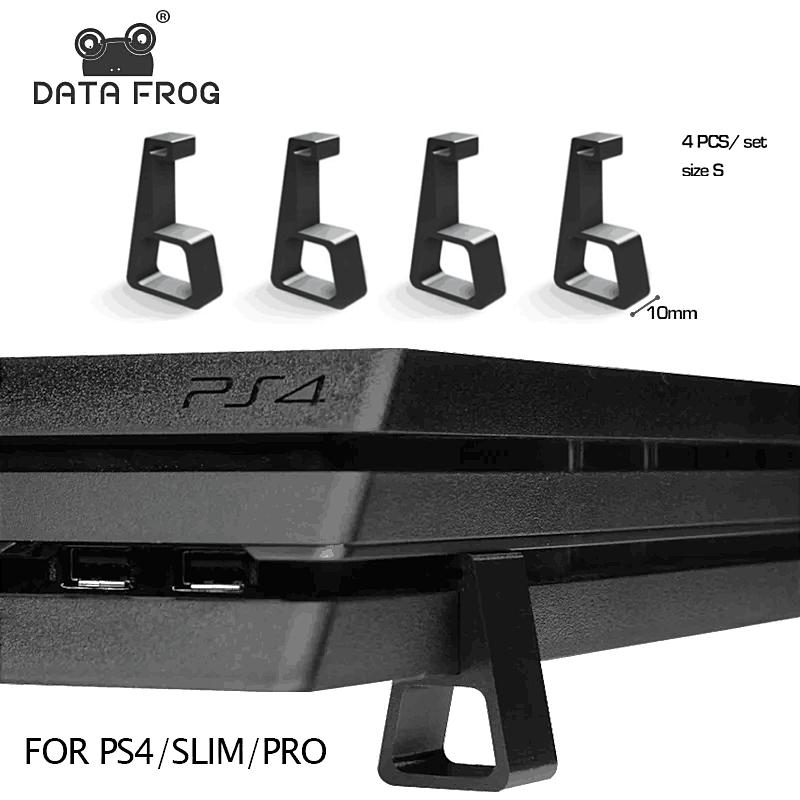 DATA FROG 4Pcs Cooling Horizontal Version Bracket For PS4 Game Console Heighten Stand Feet For PlayStation4 Slim Pro For PS4 Accessories